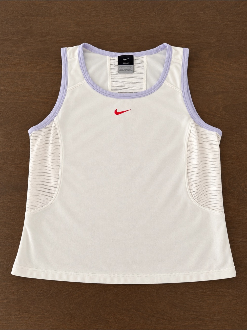 Nike Dri-FIT Mesh Panel Running Tank Top – Size S